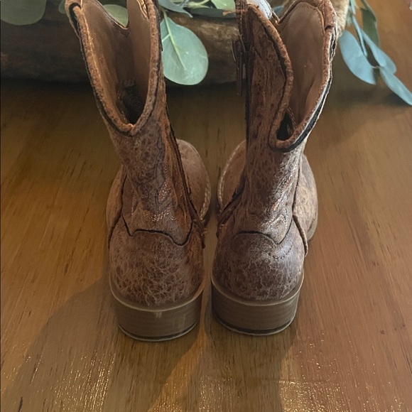 Toddler Roper Tan Western Boots size 7 - Picture 6 of 7